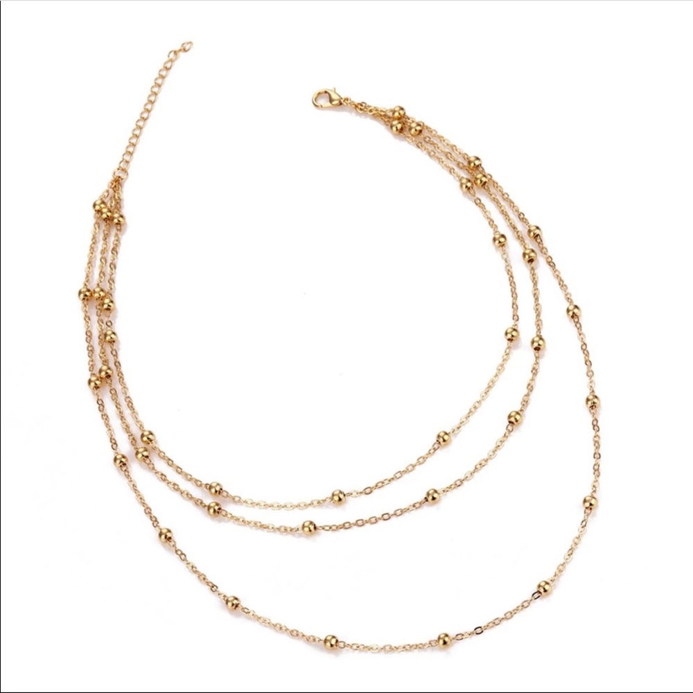 1 left! Lovely Triple Layered Necklace - Picture 3 of 3